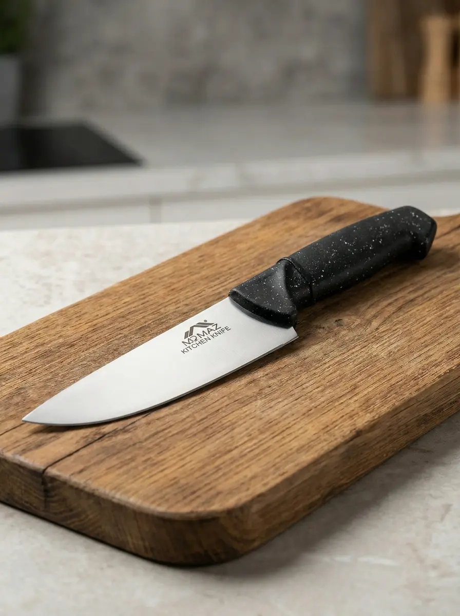 MOMAZ 6 Meat Knife Stailess Steel Blade with Black Handle1