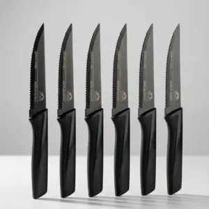 MOMAZ 6Pcs German Steel Steak Knife Set1