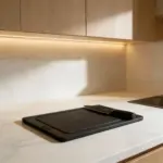 MOMAZ Set of Two Knives & Non Slip Cutting Board1