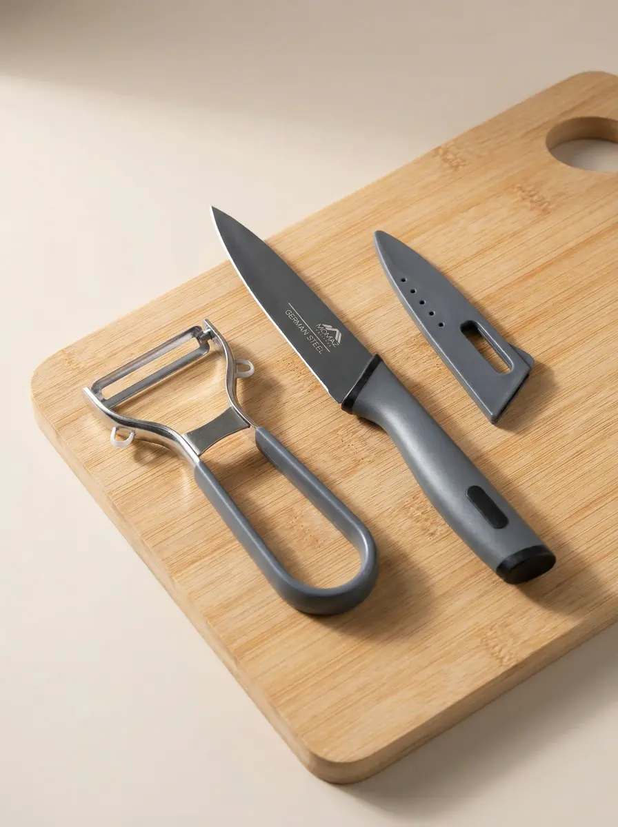 MOMAZ Shine & Sharp Paring & Peeling Set Gray1