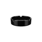 Melamine 10.5cm Circular Shaped Black Ashtray