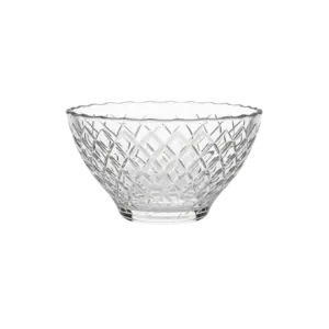 Modern 22 cm Crystal Glass Centerpiece Bowl