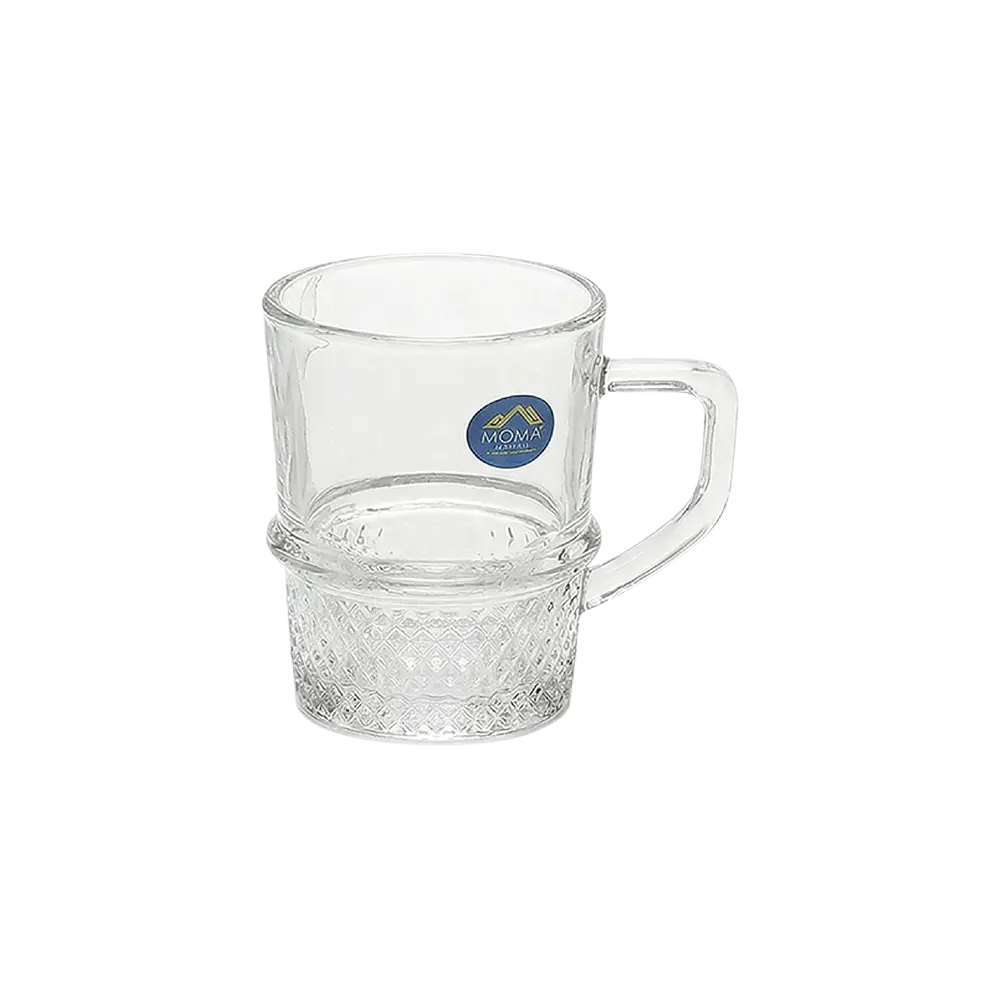 Momaz 12pcs Royal Series Clear Tea Cups Set