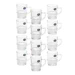 Momaz 12pcs Royal Series Clear Tea Cups Set2