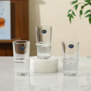 Momaz 12pcs Royal Series Clear Withdraw Tumbler Cups Set1