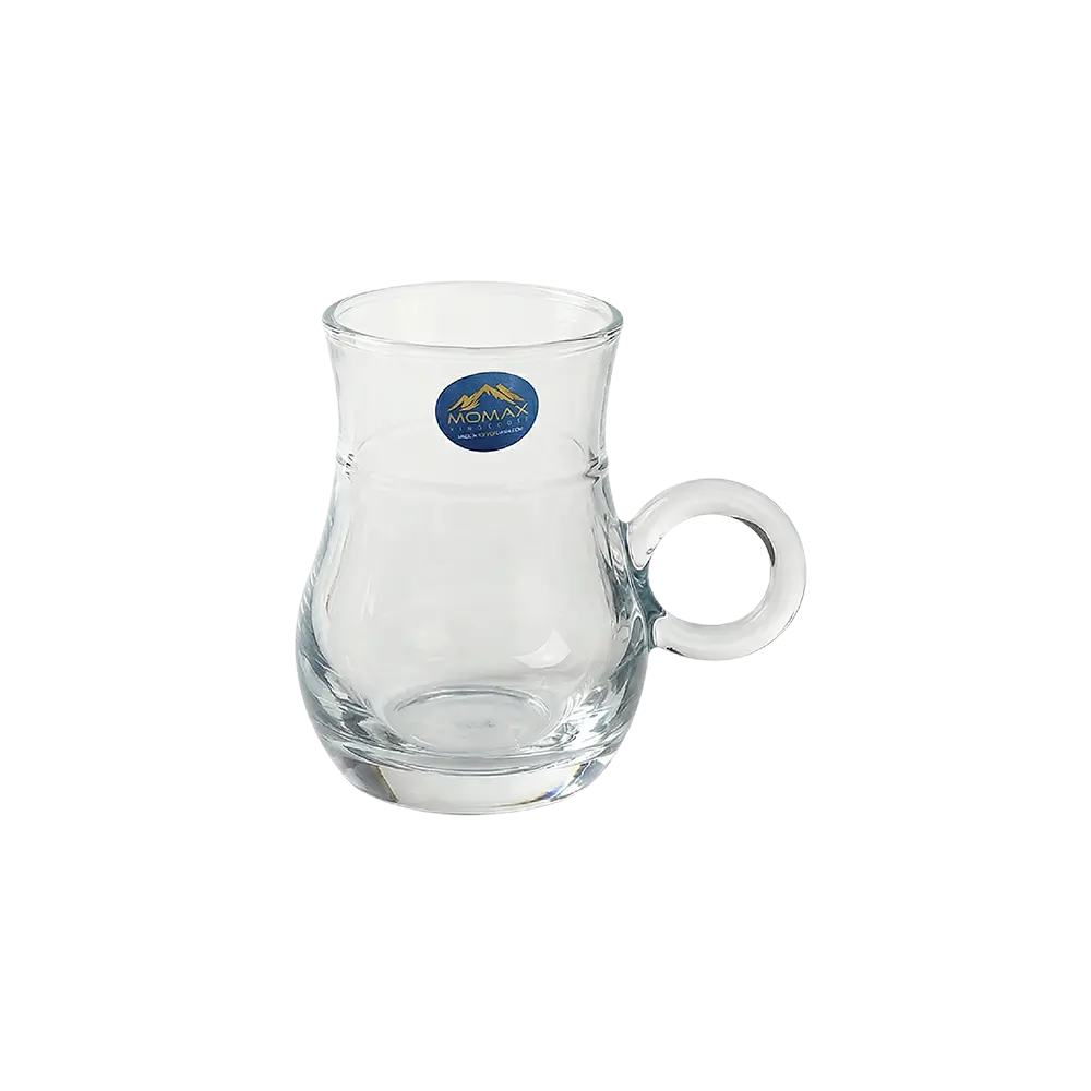 Momaz 12pcs Victoria Series Clear Tea Cups Set