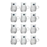 Momaz 12pcs Victoria Series Socket Clear Tea Cups Set2