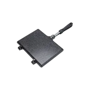 Momaz 17x23cm Black Double Grill With Black Lid