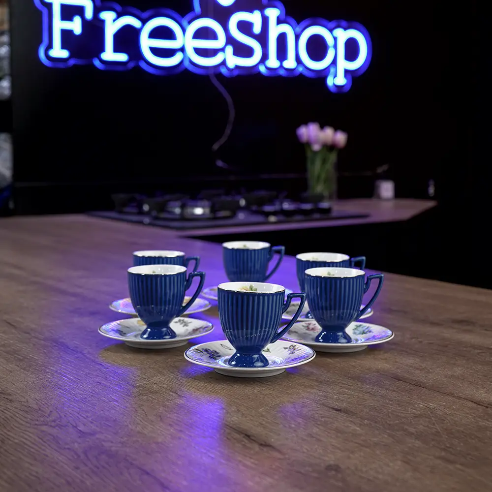 Momaz-6pcs-Classic-Blue-Coffee-Cup-with-Floral-Saucer1 Momaz 6pcs Classic Blue Coffee Cup with Floral Saucer1