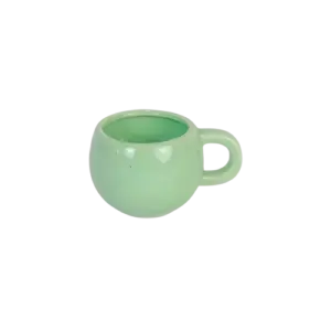 Pastel Green Round Cup