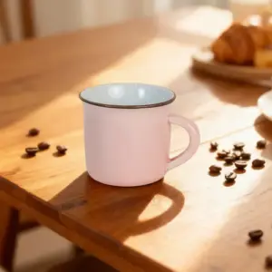 Pastel Pink Coffee Cup1