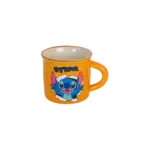 Playful Stitch Orange Coffee Cup