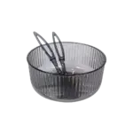Plexi 300ml Salad Bowl with Spoon and Fork
