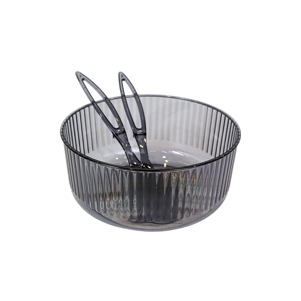 Plexi-300ml-Salad-Bowl-with-Spoon-and-Fork Plexi 300ml Salad Bowl with Spoon and Fork
