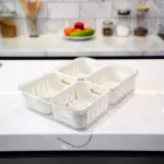 Plexi 4pcs Divided Produce Storage Box with Lid1