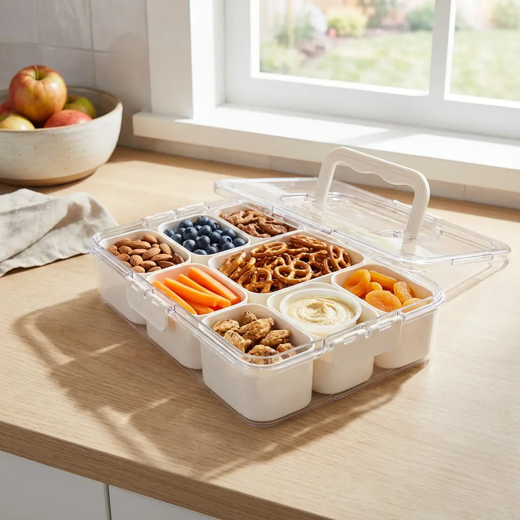 Plexi-9pcs-Divided-Storage-Box-with-Lid1 Plexi 9pcs Divided Storage Box with Lid1