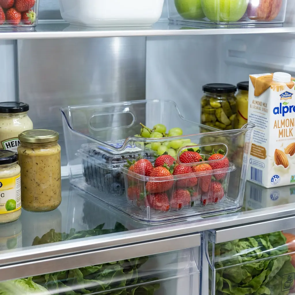 Plexi Multifunctional Large Fridge Organizer1