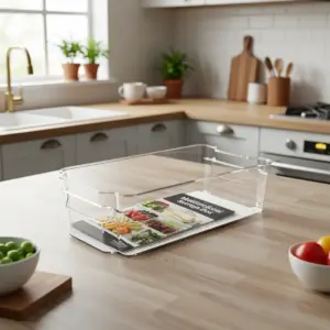 Plexi Multifunctional Midium Fridge Organizer1