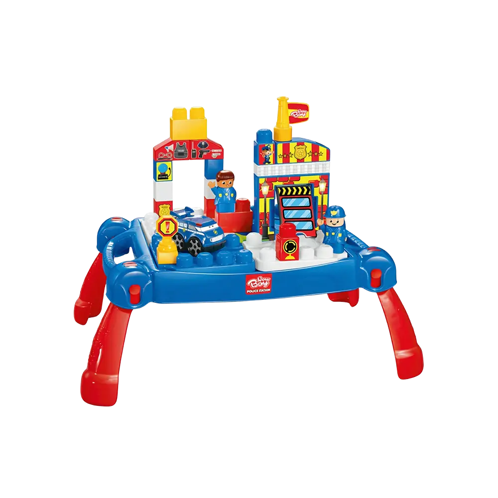Police Interactive Blocks Play Table