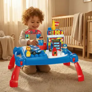 Police Interactive Blocks Play Table1