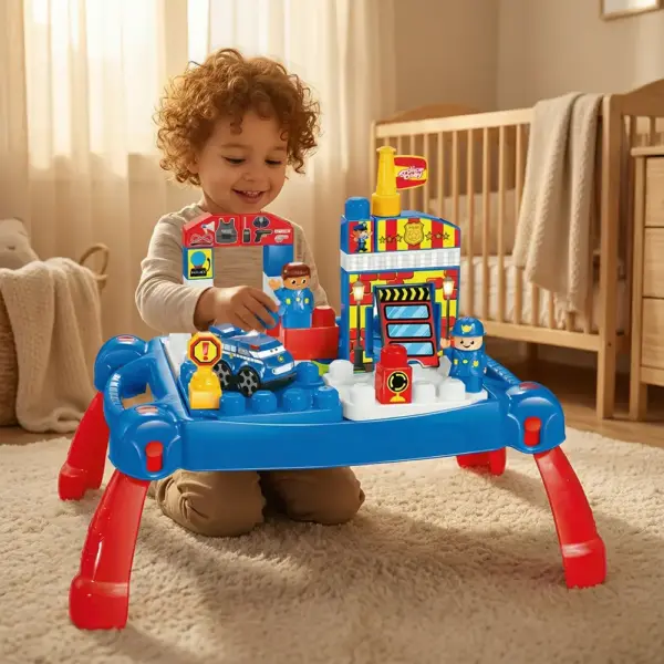 6925012519743 - Police Interactive Blocks Play Table - FreeShop