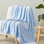 Roselei Baby Blue Mohair Blanket