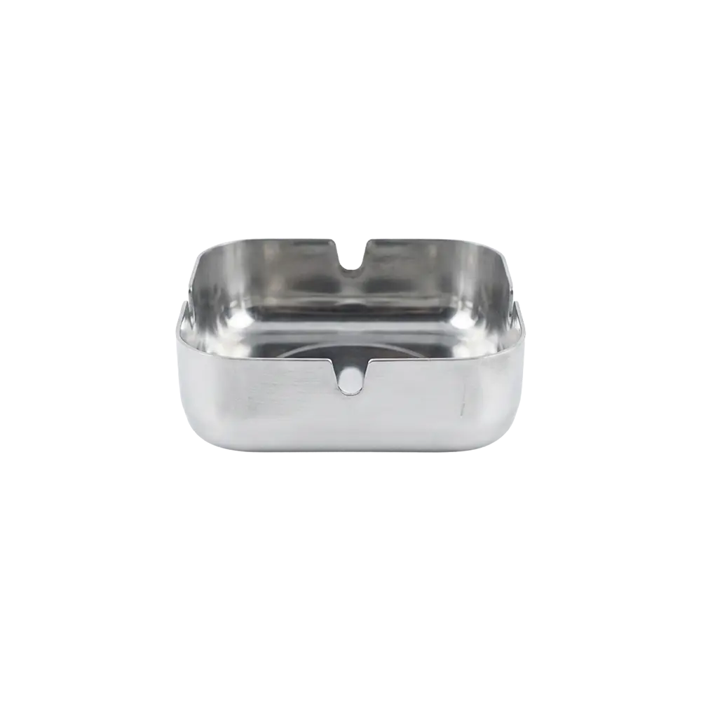 Stainless 10cm Squared Shaped Ashtray