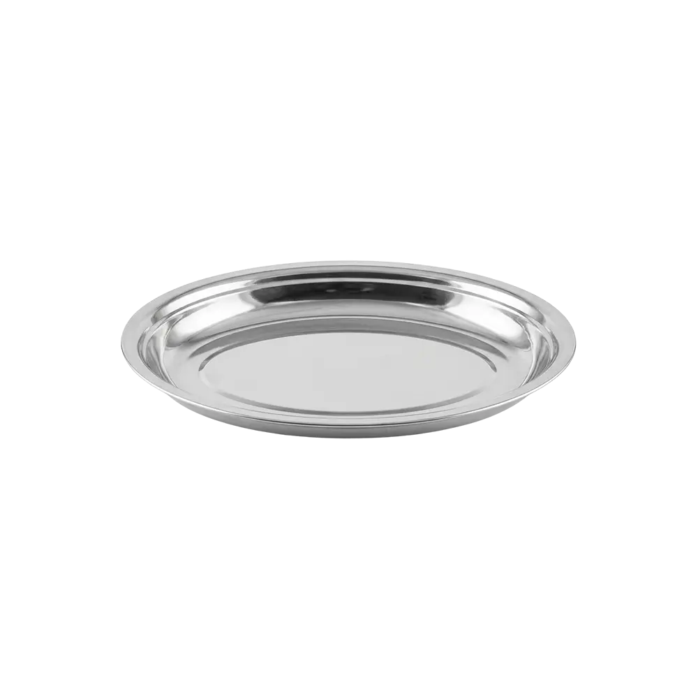 Stainless-45cm-Oval-Plate Stainless 45cm Oval Plate