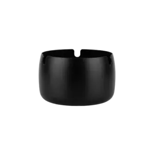 Stainless 9cm Deep Black Ashtray