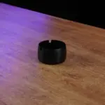 Stainless 9cm Deep Black Ashtray1