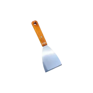 Stainless Steel Kitchen Scraper with Wooden Handle