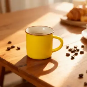 Sunny Yellow Coffee Cup1