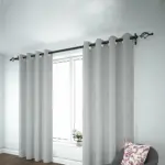 Urban-Balck-Adjustable-Curtain-3m-Rod-with-Decorative-Leaf-Finials1 Urban Balck Adjustable Curtain 3m Rod with Decorative Leaf Finials1