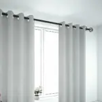 Urban Black Curtain 3m Rod with Modern Globe Finial1