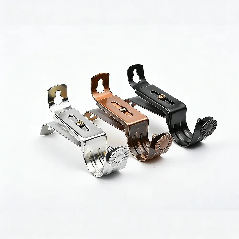 Urban Black Curtain 3m Rod with Modern Globe Finial4