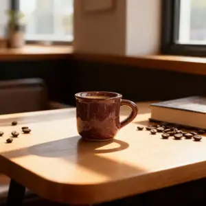 Vintage Brown Coffee Cup1