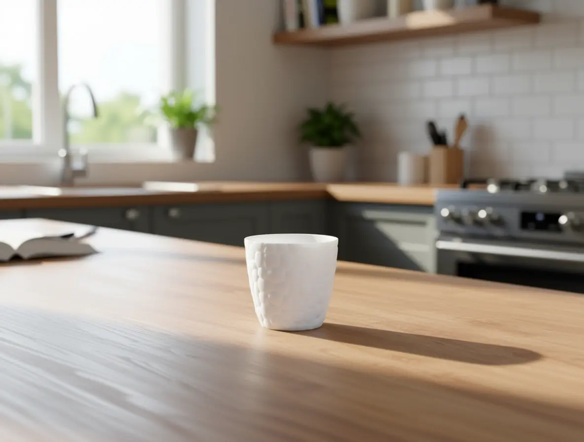 White 10.3cm Plastic Planter1