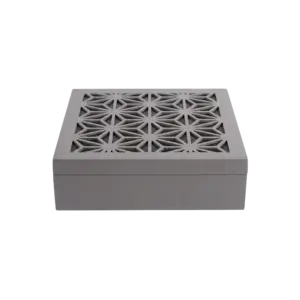 Wooden Divided 9pcs Tea Organizer Box