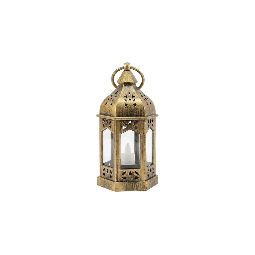 Antique Gold Mini Ramadan Fanous Lantern