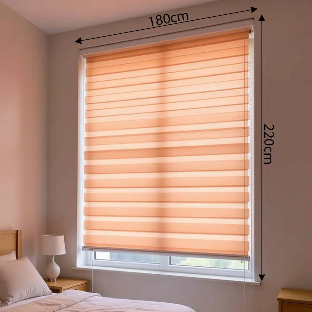 Cantaloupe 180x220cm Roll Up Curtain1