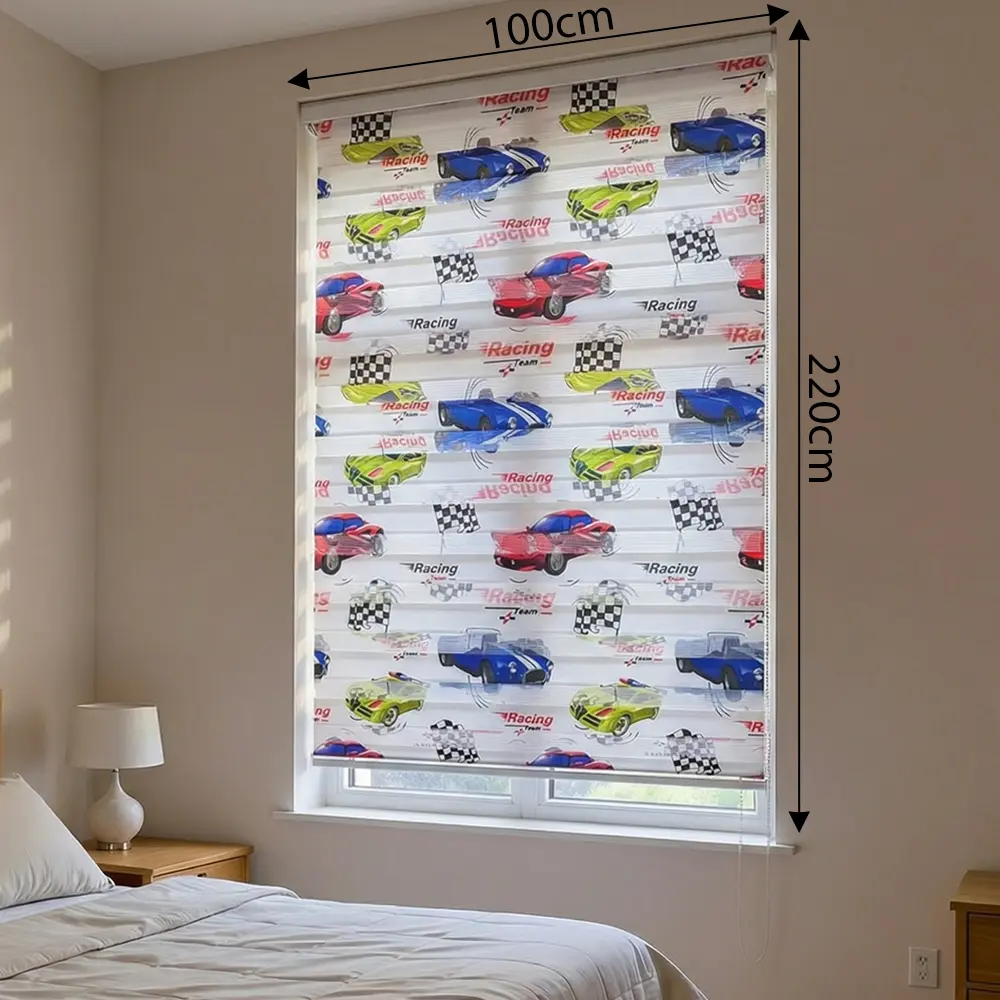 Cars Design Roll Up Curtain 4