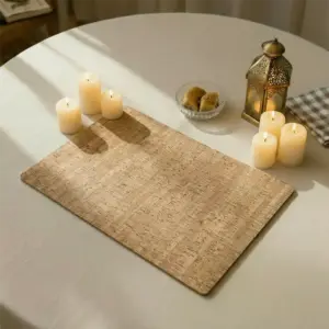 Cork Texture 45x30cm Rectangular Trivet1