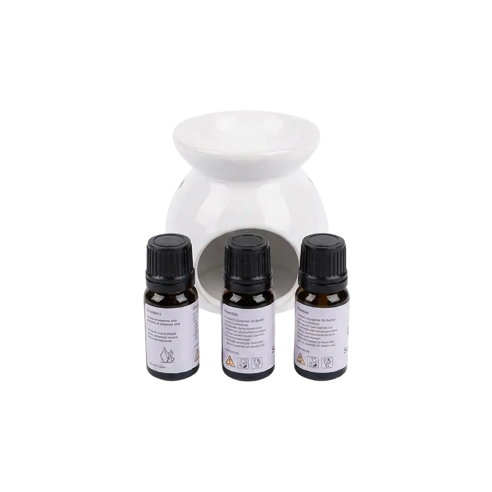 Essential Oil Burner Set of 3 Essential Oils Relax, Refresh & Rejuvenate