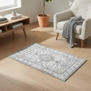 Floral Border 50x80cm Carpet