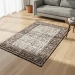 Floral Design Brown 120x180cm Carpet