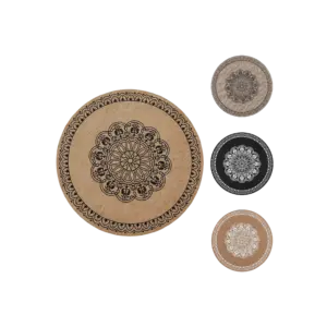 Four Models of 6pcs Mandala Design Round Trivet Set