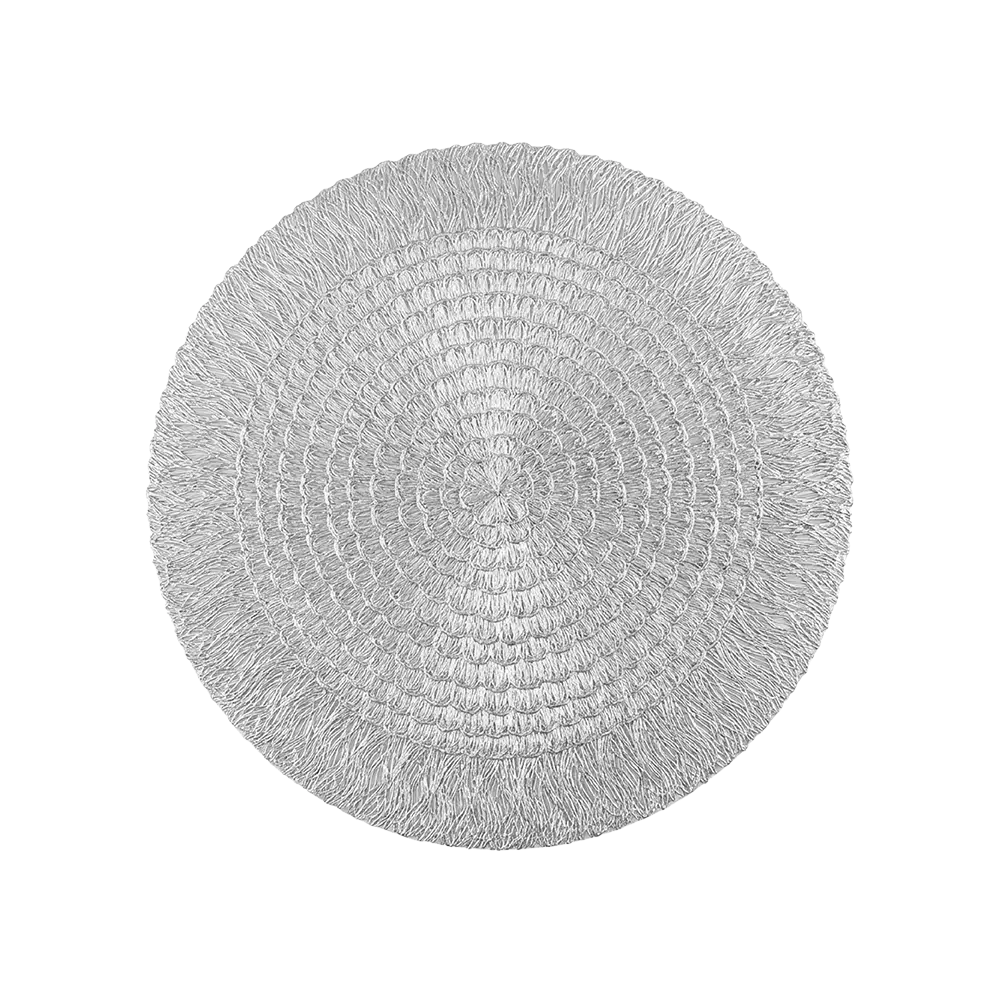 Fringe Border Design 38cm Silver Trivet