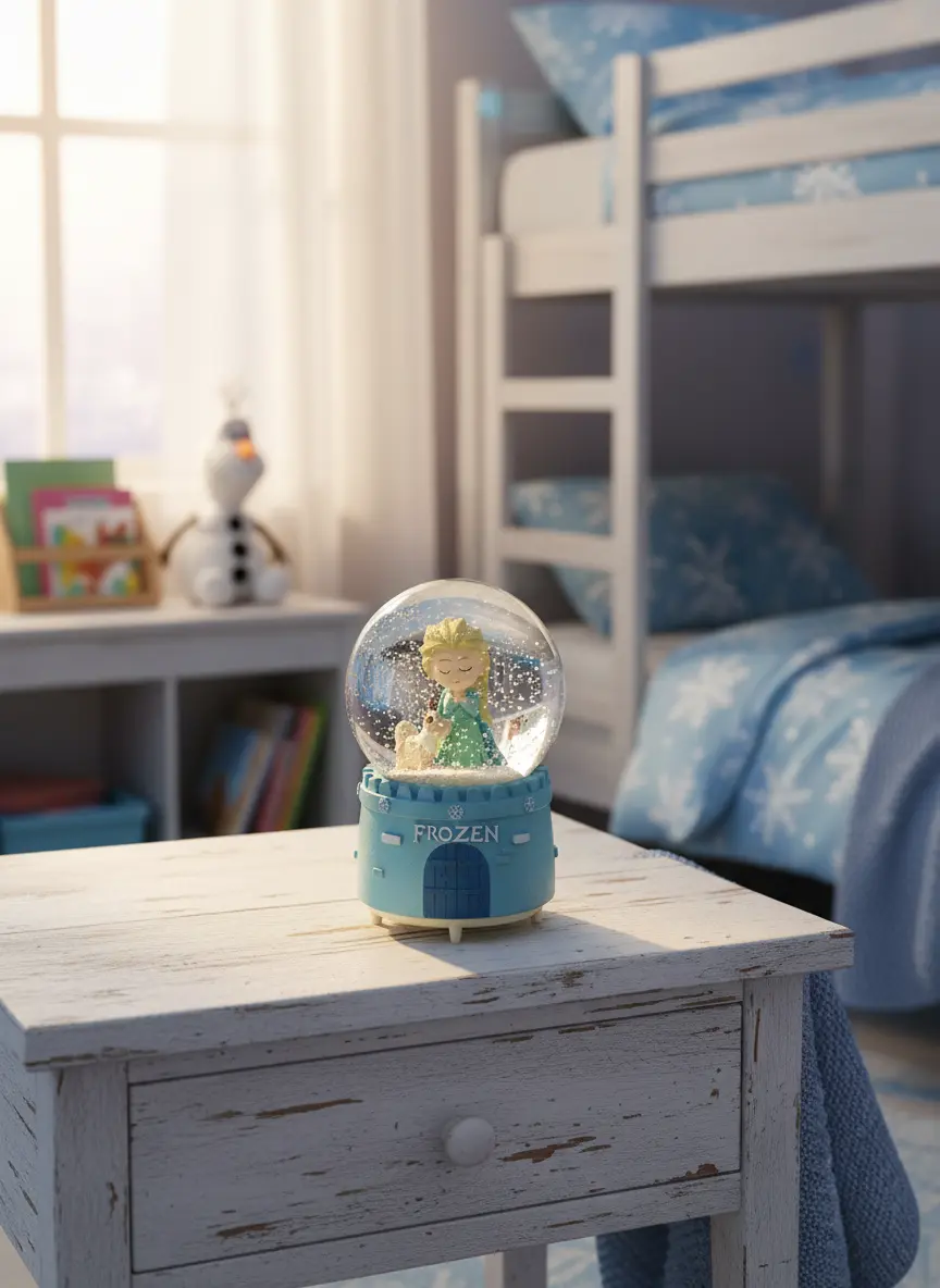 Frozen Elsa Snow Ball Night Light1