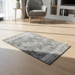 Geometric Cube Pattern 50x80cm Carpet