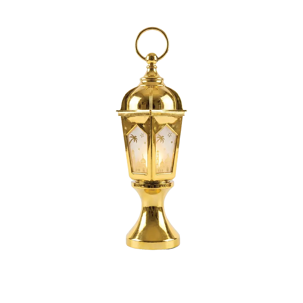 Golden Islamic Decorative Lantern